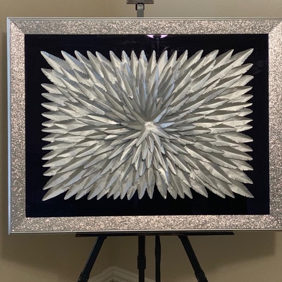 Beautiful Glitter framed decor
